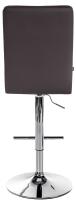 Barhocker Peking V2 Kunstleder chrom braun 
