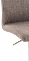 Barhocker Cadiz Stoff edelstahl grau Barhocker Cadiz Stoff edelstahl grau