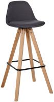 Barhocker Corbin Stoff Square natura dunkelgrau Barhocker Corbin Stoff Square natura dunkelgrau