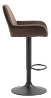 2er Set Barhocker Braga Samt schwarz braun 2er Set Barhocker Braga Samt schwarz braun