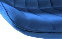 2er Set Barhocker Toni Samt weiß blau 2er Set Barhocker Toni Samt weiß blau