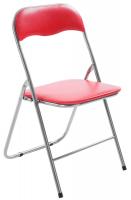 4er Set Klappstuhl Felix rot/silber 4er Set Klappstuhl Felix rot/silber