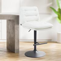 2er Set Barhocker Damar Kunstleder schwarz weiß 2er Set Barhocker Damar Kunstleder schwarz weiß