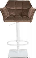 Barhocker Damaso W Samt braun 