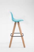 Barhocker Franklin Kunstleder Square Natura (eiche) blau Barhocker Franklin Kunstleder Square Natura (eiche) blau