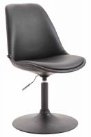 4er Set Esszimmerstühle Maverick B Kunstleder schwarz 
