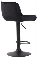 2er Set Barhocker Lentini Samt schwarz schwarz 2er Set Barhocker Lentini Samt schwarz schwarz