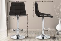 Barhocker Jerry Stoff chrom schwarz 