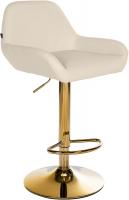 Barhocker Braga Gold Kunstleder creme 