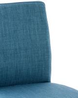 Barhocker Cadiz Stoff edelstahl blau 
