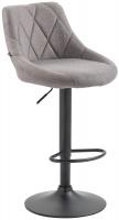 Barhocker Lazio Stoff schwarz grau Barhocker Lazio Stoff schwarz grau