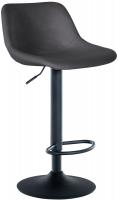 Barhocker Loft Samt dunkelgrau Barhocker Loft Samt dunkelgrau