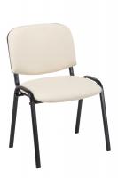 4er Set Besucherstuhl Ken Kunstleder creme 4er Set Besucherstuhl Ken Kunstleder creme