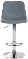 Barhocker Divo Kunstleder chrom grau Barhocker Divo Kunstleder chrom grau