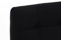 Barhocker Lincoln Stoff schwarz 