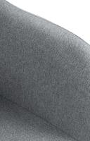 Barhocker Natoma Stoff chrom grau Barhocker Natoma Stoff chrom grau
