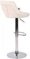 Barhocker Lazio Samt chrom creme Barhocker Lazio Samt chrom creme