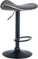 Barhocker Shanghai Kunstleder schwarz grau Barhocker Shanghai Kunstleder schwarz grau