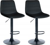 2er Set Barhocker Lex Kunstleder B schwarz 2er Set Barhocker Lex Kunstleder B schwarz