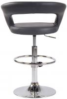 2er Set Barhocker Jaen Kunstleder grau 
