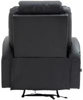 Sessel Hepler mit Massagefunktion Echtleder schwarz Sessel Hepler mit Massagefunktion Echtleder schwarz