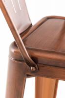 2er Set Barhocker Aiden kupfer 2er Set Barhocker Aiden kupfer