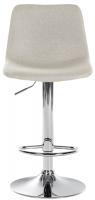 2er Set Barhocker Divo Stoff Chrom creme 2er Set Barhocker Divo Stoff Chrom creme
