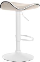 Barhocker Shanghai Kunstleder weiß creme 