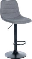 Barhocker Lex Stoff Schwarz grau Barhocker Lex Stoff Schwarz grau