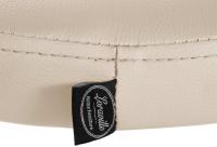 2er Set Barhocker Ponte Kunstleder chrom creme 2er Set Barhocker Ponte Kunstleder chrom creme