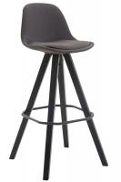 Barhocker Franklin Stoff Square Schwarz (eiche) dunkelgrau Barhocker Franklin Stoff Square Schwarz (eiche) dunkelgrau