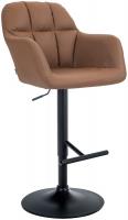 Barhocker Natoma Kunstleder schwarz hellbraun Barhocker Natoma Kunstleder schwarz hellbraun