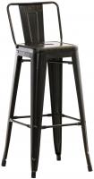 Barhocker Mason antik schwarz-gold Barhocker Mason antik schwarz-gold