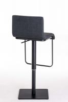 Barhocker Limon B Stoff dunkelgrau 