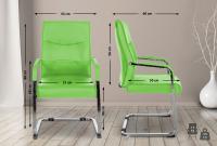 2er Set Besucherstuhl Hobart grün 2er Set Besucherstuhl Hobart grün
