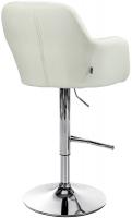 Barhocker Natoma Stoff chrom creme Barhocker Natoma Stoff chrom creme