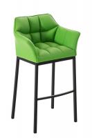 Barhocker Damaso B mit 4-Fuß Gestell grün Barhocker Damaso B mit 4-Fuß Gestell grün