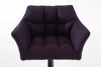 Barhocker Damaso B Stoff lila Barhocker Damaso B Stoff lila