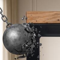 Beistelltisch Manteo 46x25x67 cm eiche 