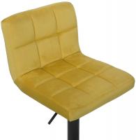 2er Set Barhocker Feni Samt gelb 2er Set Barhocker Feni Samt gelb