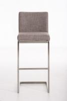 Barhocker Paros Stoff grau Barhocker Paros Stoff grau