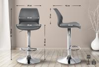 Barhocker Gilbert Kunststoff grau Barhocker Gilbert Kunststoff grau
