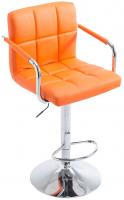 Barhocker Lucy V2 chrom orange Barhocker Lucy V2 chrom orange