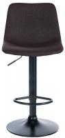 2er Set Barhocker Divo Stoff Schwarz taupe 2er Set Barhocker Divo Stoff Schwarz taupe