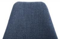 Stuhl Pegleg Stoff Square weiß blau Stuhl Pegleg Stoff Square weiß blau