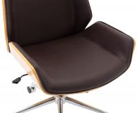 Bürostuhl Breda Kunstleder natura/braun Bürostuhl Breda Kunstleder natura/braun