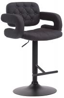 Barhocker Dublin STOFF schwarz schwarz Barhocker Dublin STOFF schwarz schwarz