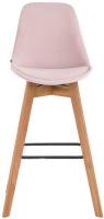 Barhocker Metz Samt natura pink 