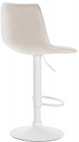2er Set Barhocker Lex Samt Weiß creme 2er Set Barhocker Lex Samt Weiß creme