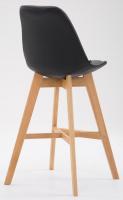 2er Set Barhocker Cannes Kunstleder Natura schwarz 2er Set Barhocker Cannes Kunstleder Natura schwarz